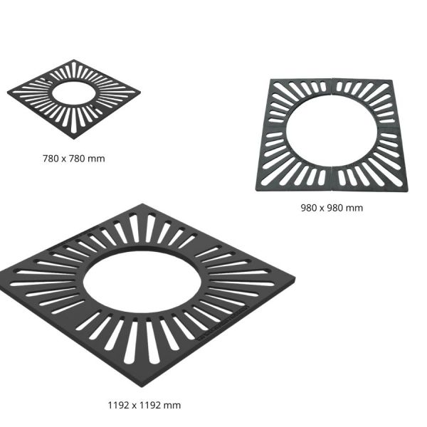 Grille d’arbre Cuadrado