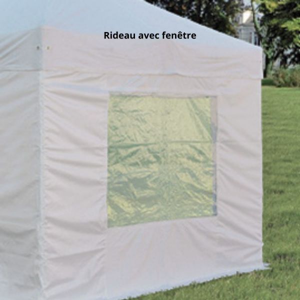Rideau pour abri stand M2