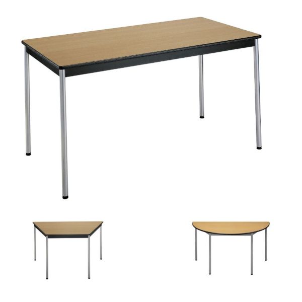 Table modulaire demi-ronde Ø 140 cm