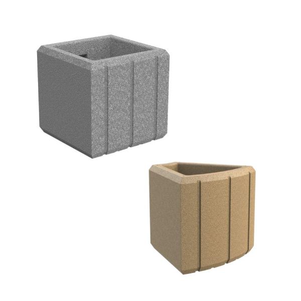 Jardinière Heba cube ou angle