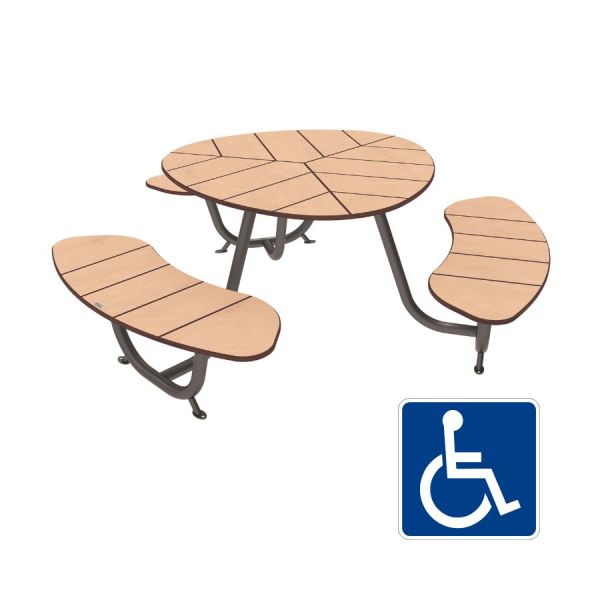 Table de pique-nique Valence modèle PMR
